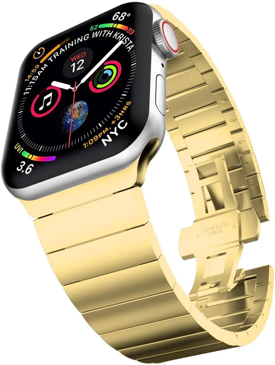 PureGuardCases Luxury Stainless Steel Band for Apple Watch