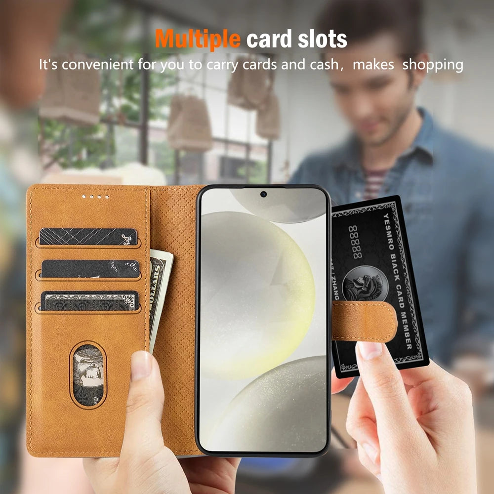 PureGuardCases Leather Wallet Case for Google Pixel
