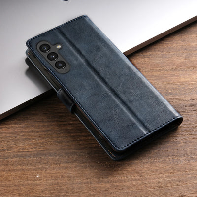 Classic Magnetic Leather Flip Wallet Case for Samsung Galaxy A Series - Product View 10
