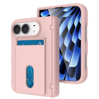 Card Slot Hinge Case for iPhone Duo, Skin-Feel Frosted - Product View 13