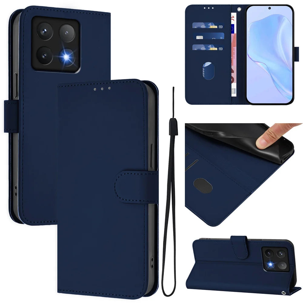 PureGuardCases Magnetic Leather Wallet Case for Google Pixel