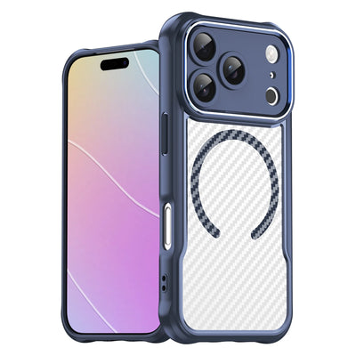 PureGuardCases Carbon Fiber Armor iPhone Case – MagSafe Shockproof Cover