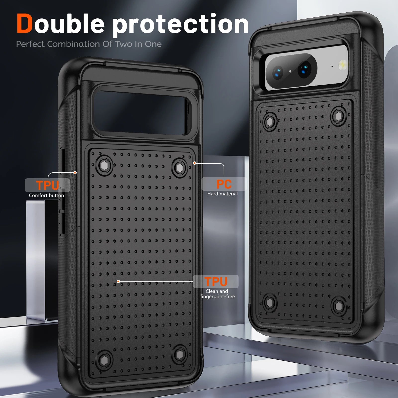 PureGuardCases Military Armor Defender Case for Google Pixel