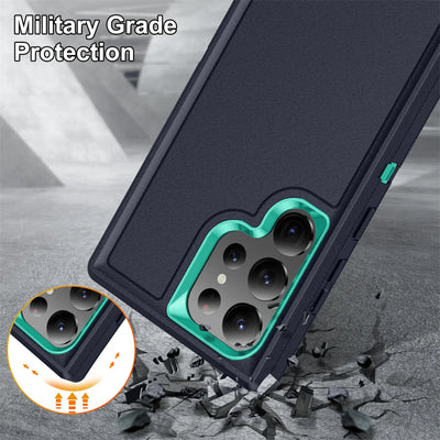 PureGuardCases Military Armor Kickstand Case for Samsung Galaxy