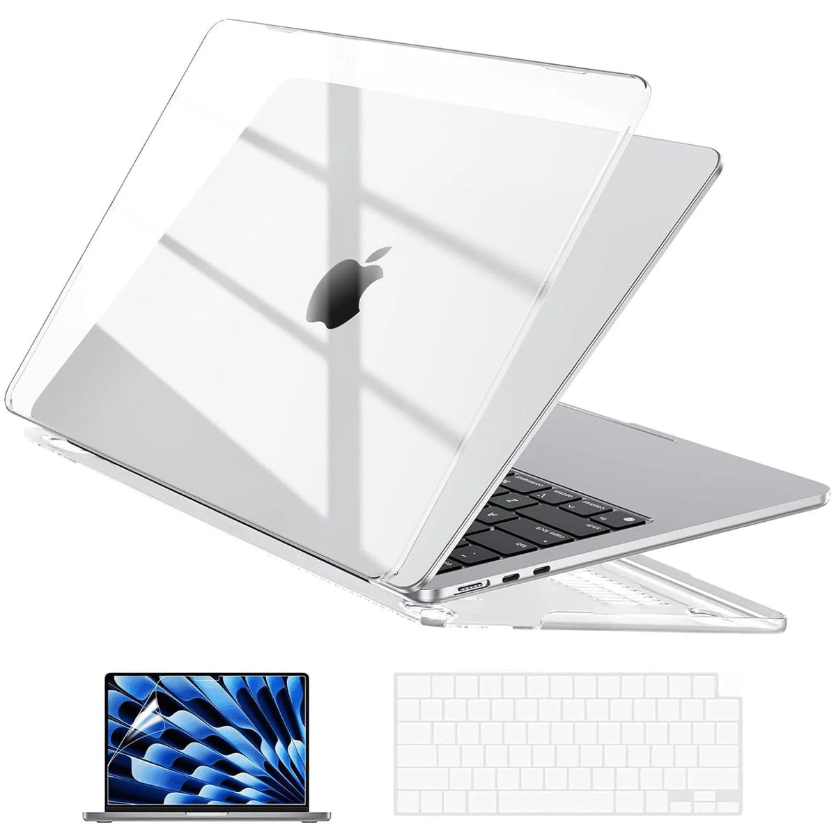 Hard Shell & Keyboard Set MacBook 13, 3-in-1 Hard Shell, Keyboard Cover and Screen Protector