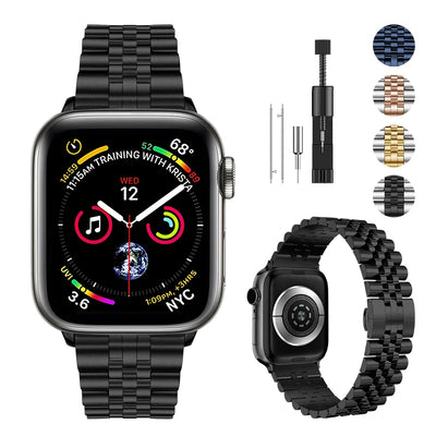 PureGuardCases Luxury Stainless Steel Band for Apple Watch