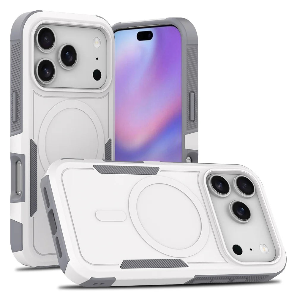 PureGuardCases Rugged Magnetic iPhone Case – MagSafe Shockproof Cover
