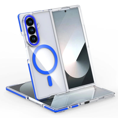 PureGuardCases Clear Magnetic Case for Samsung Galaxy Z Fold