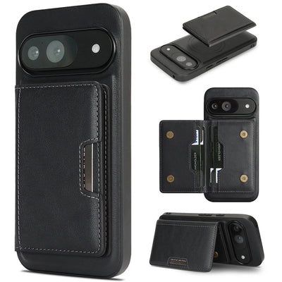 2-in-1 Magnetic Wallet Pixel 11, Black