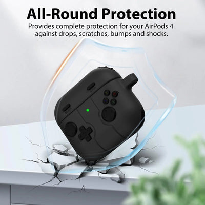 PureGuardCases Classic Game Silicone Case for AirPods 4