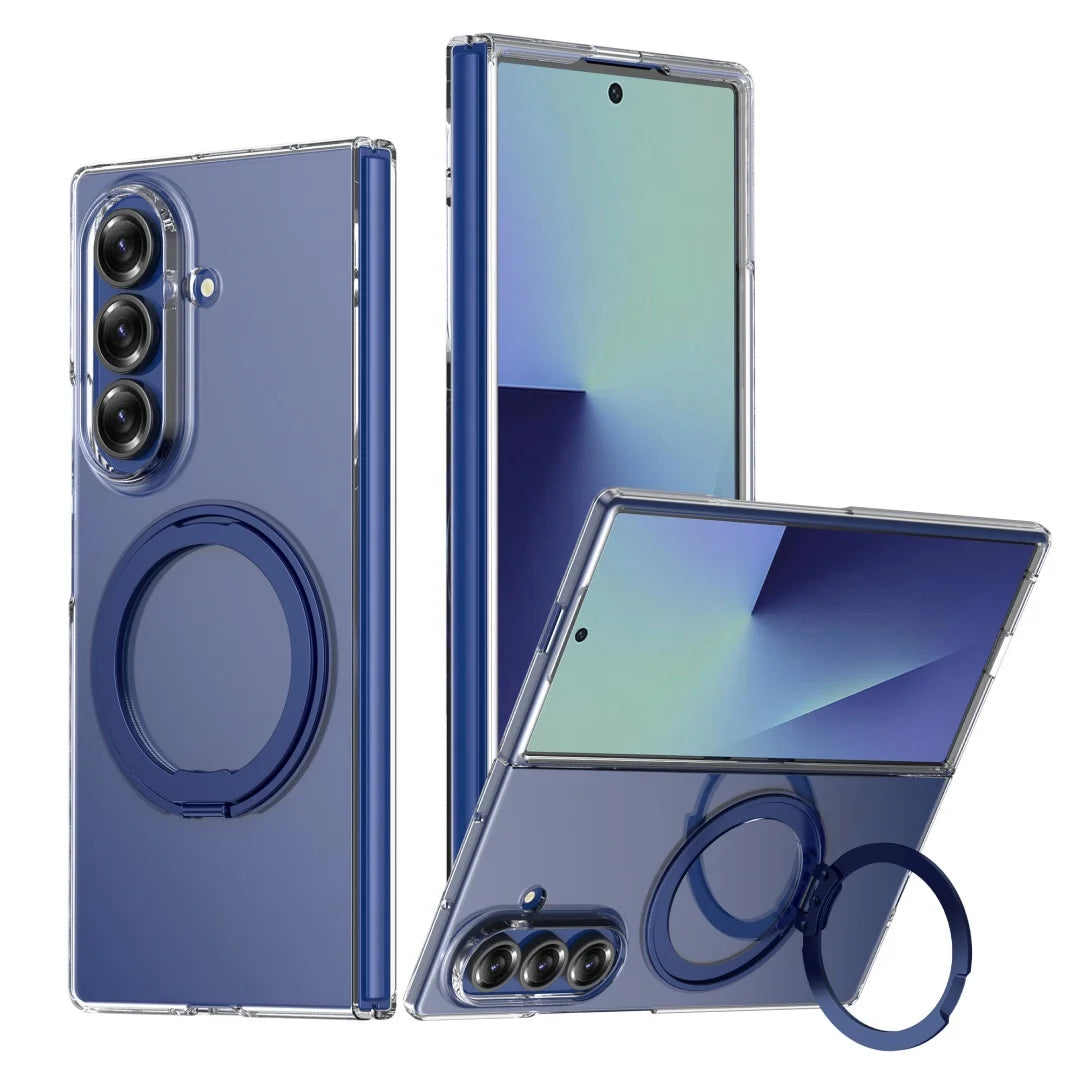 PureGuardCases Clear Magnetic Case for Samsung Galaxy Z Fold