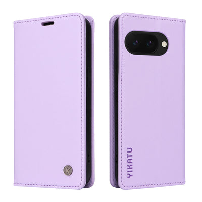 PureGuardCases Magnetic Leather Wallet Case for Google Pixel