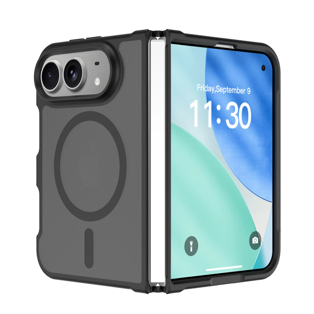 Matte MagSafe Case iPhone Duo, Black