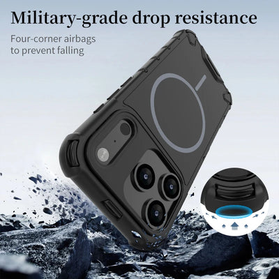 PureGuardCases Airbag Anti-Fall iPhone Case – MagSafe Shockproof Matte Cover