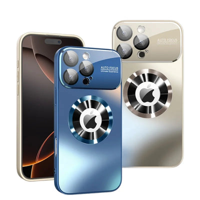 PureGuardCases Titanium Matte iPhone Case – Magnetic MagSafe Lens Protection Cover