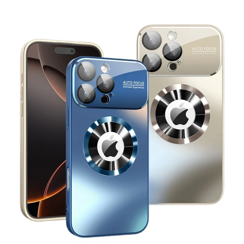PureGuardCases Titanium Matte iPhone Case – Magnetic MagSafe Lens Protection Cover