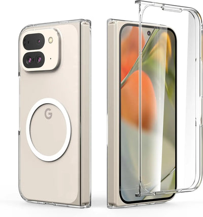 PureGuardCases Clear Magnetic Case for Google Pixel Fold