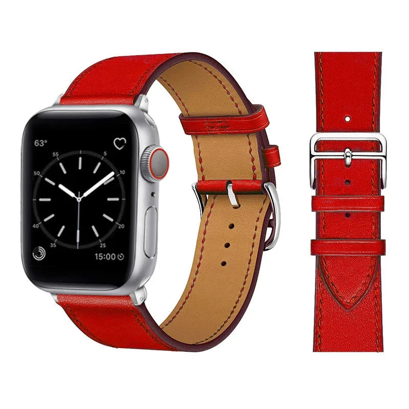 PureGuardCases Business Leather Band for Apple Watch
