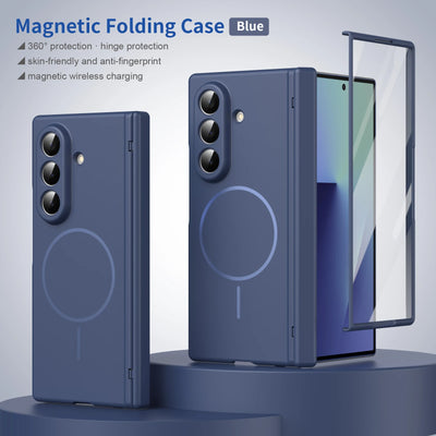 PureGuardCases Magnetic Hinge Protection Case for Samsung Galaxy Z Fold