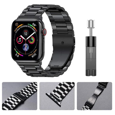 PureGuardCases Premium Stainless Steel Band for Apple Watch