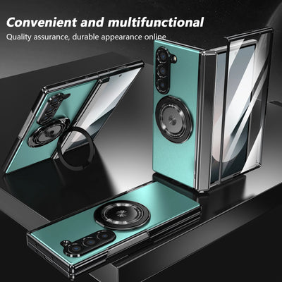 PureGuardCases Aluminum Armor Case with 360° Magnetic Ring for Samsung Galaxy Z Fold
