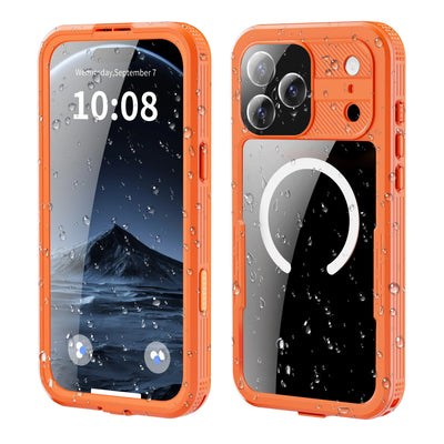 PureGuardCases IP68 Waterproof iPhone Case – MagSafe Diving & Swimming Protective Cover