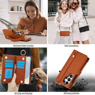 RFID Zipper Case Galaxy S26, zipper pocket