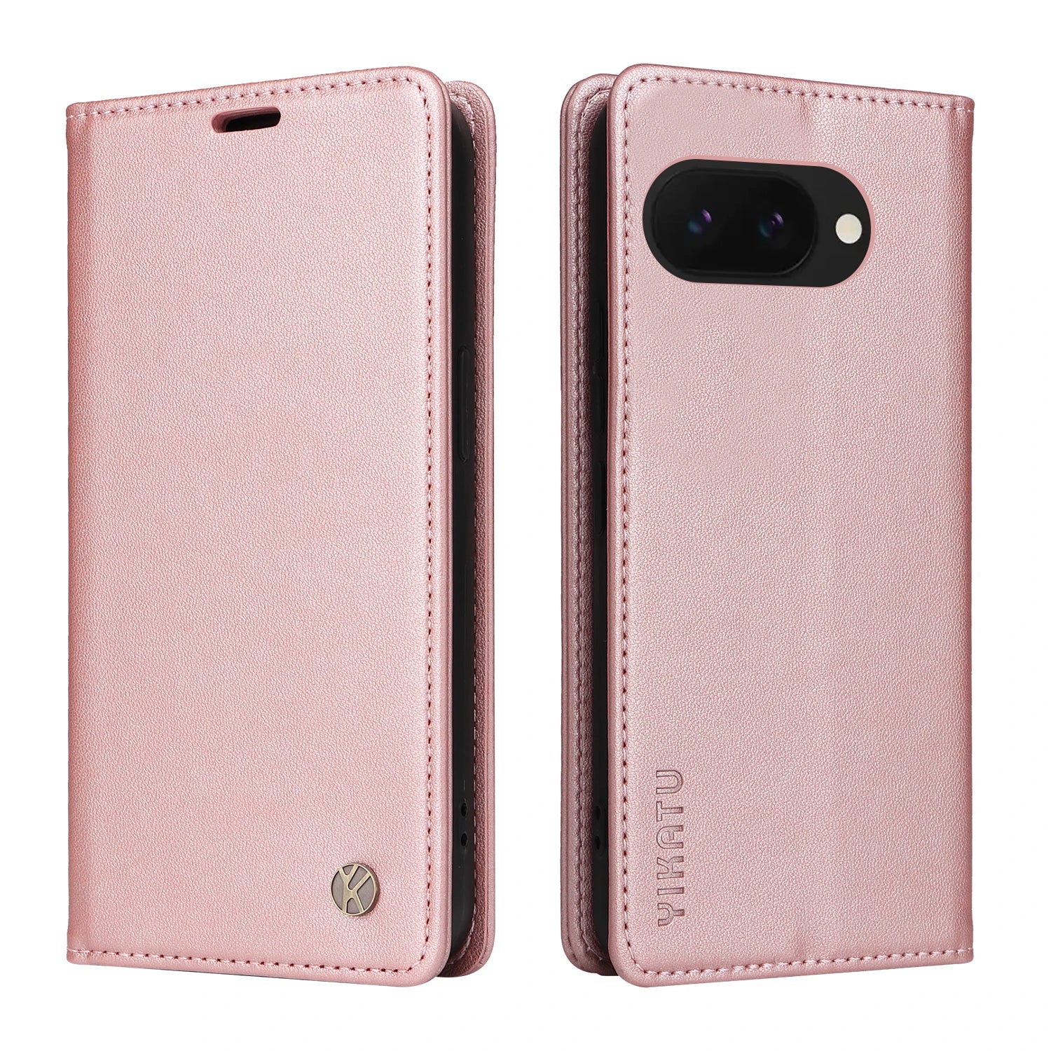 PureGuardCases Magnetic Leather Wallet Case for Google Pixel
