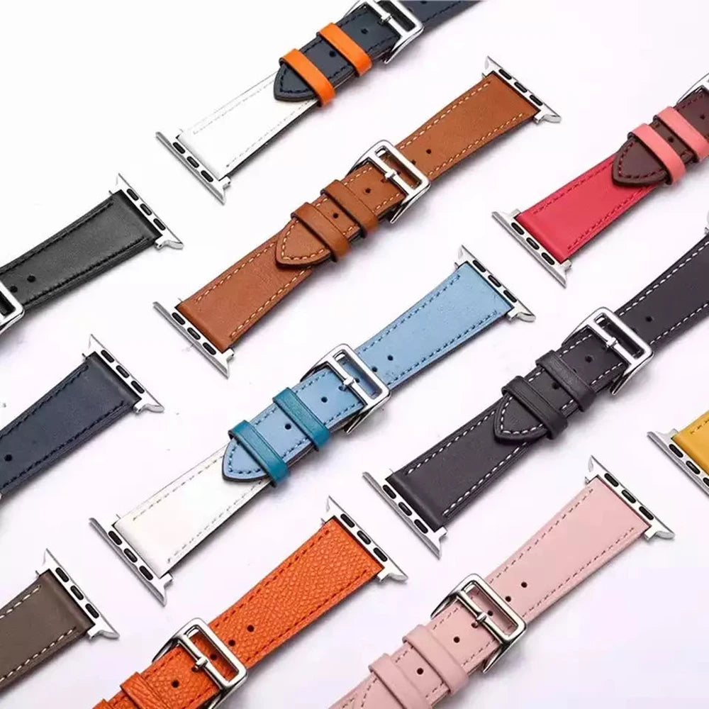 PureGuardCases Business Leather Band for Apple Watch