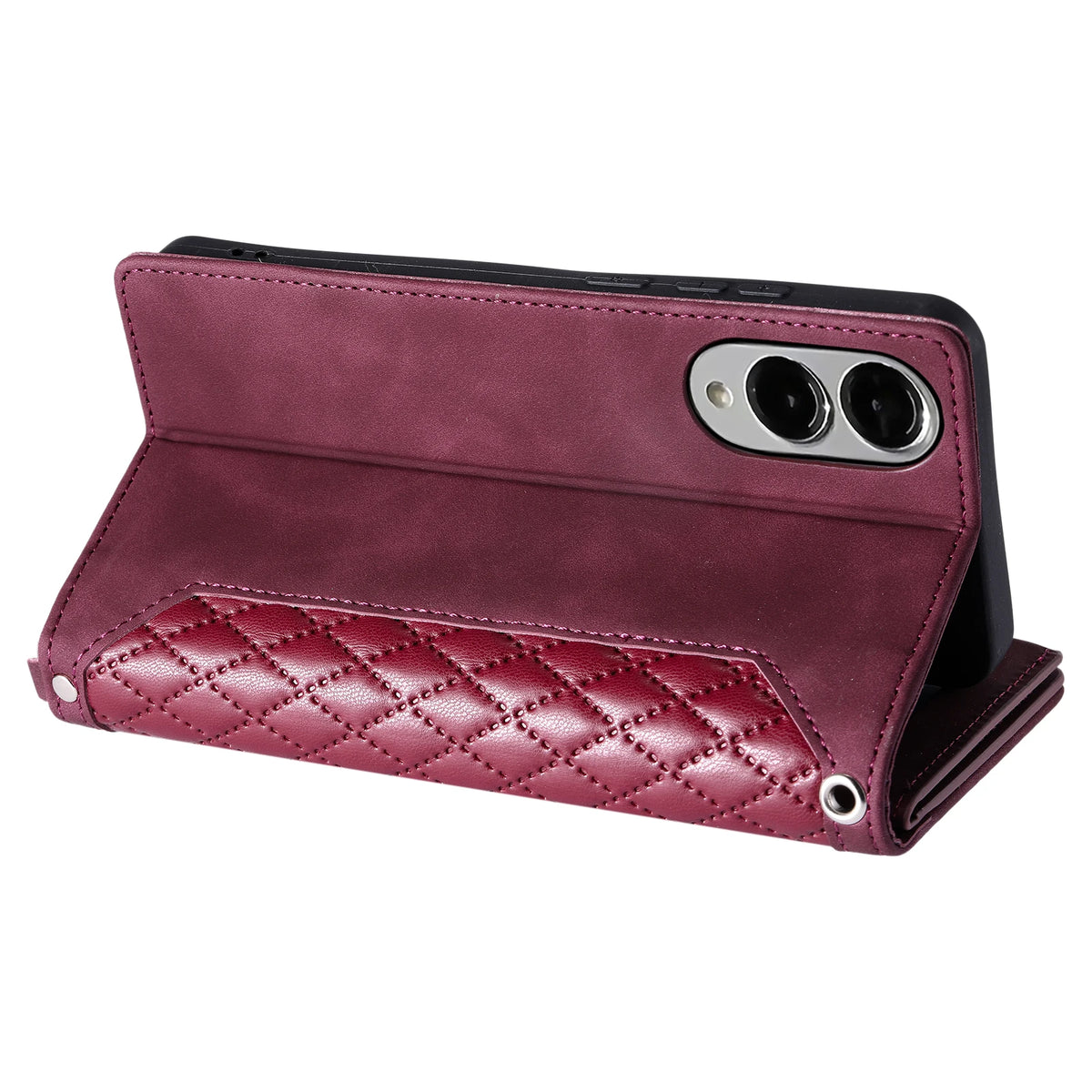 Rhombic Wallet Case Galaxy S & A, slim profile
