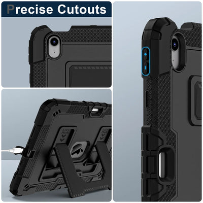 PureGuardCases 360° Rotating Shockproof iPad Case