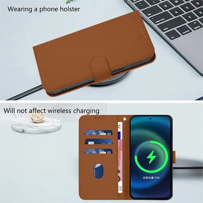 PureGuardCases Magnetic Leather Wallet Case for Google Pixel