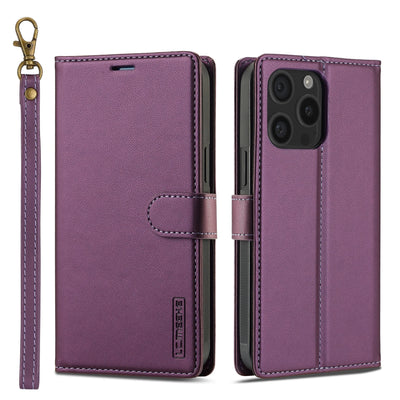 PureGuardCases 2-in-1 Magnetic Detachable Leather Wallet Case for iPhone