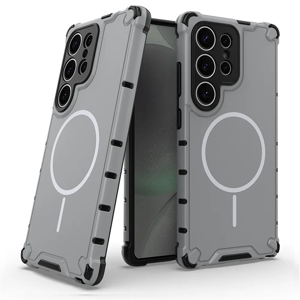 PureGuardCases Magnetic Armor Case for Samsung Galaxy