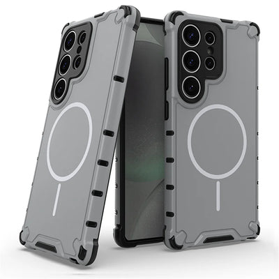 PureGuardCases Magnetic Armor Case for Samsung Galaxy