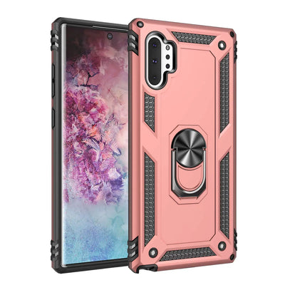 PureGuardCases Military Armor Ring Kickstand Case for Samsung Galaxy Note 10