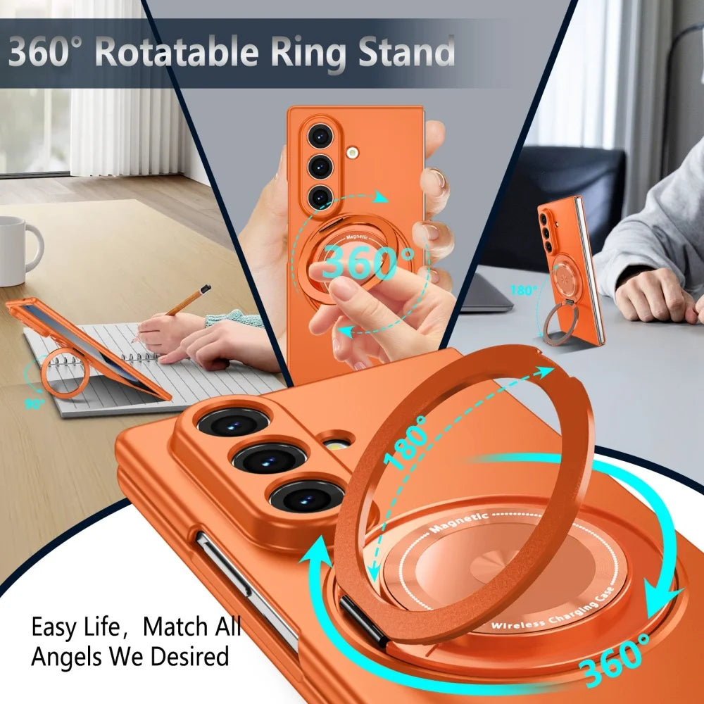 PureGuardCases Luxury Magnetic Armor Case for Samsung Galaxy Z Fold