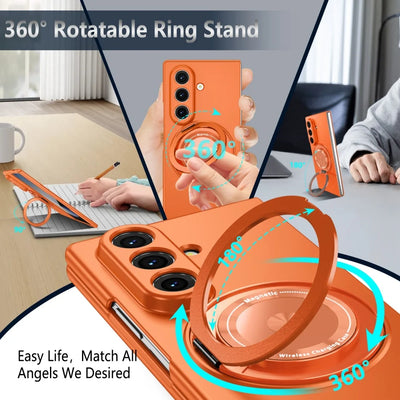 PureGuardCases Luxury Magnetic Armor Case for Samsung Galaxy Z Fold