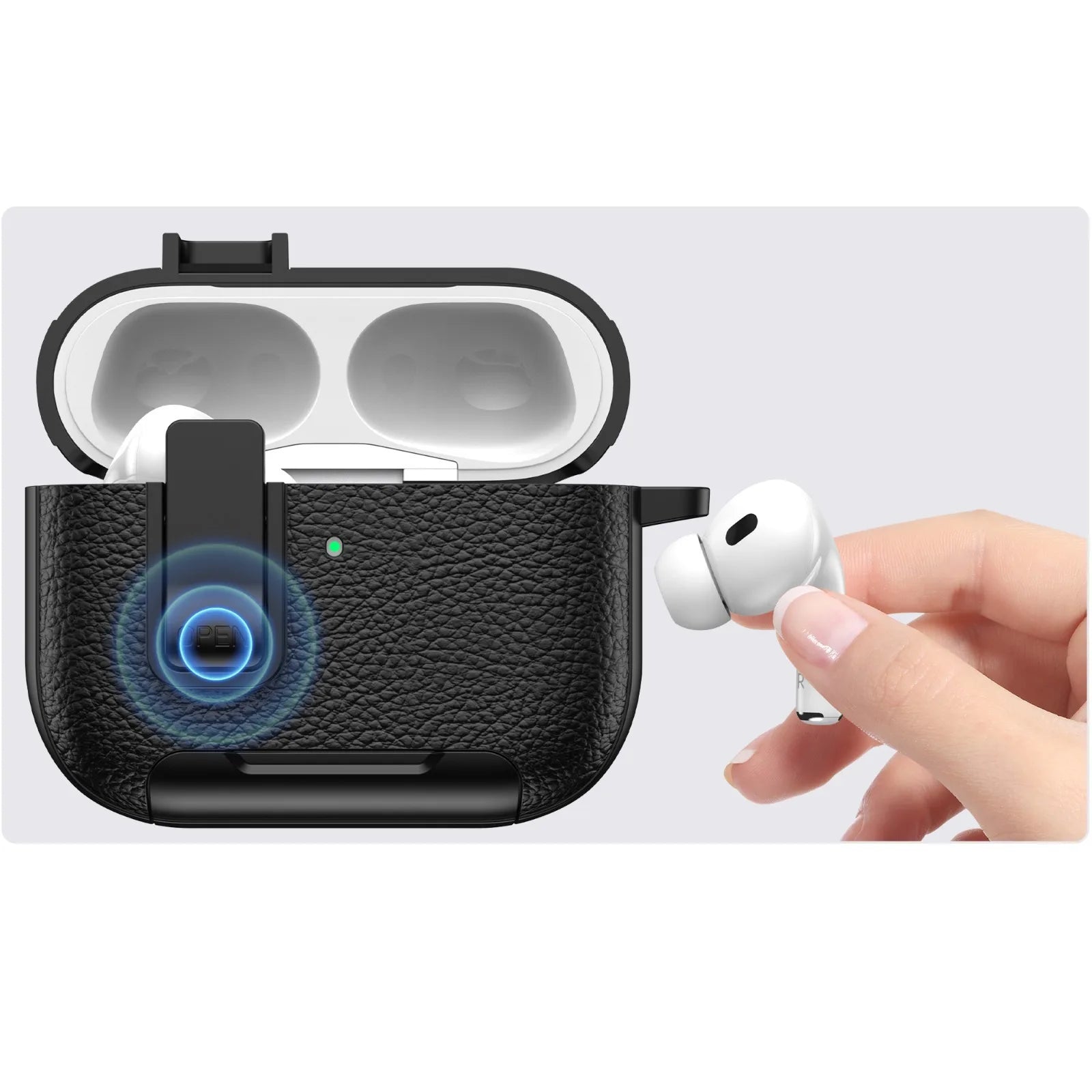 PureGuardCases Phone Stand Shockproof Case for AirPods