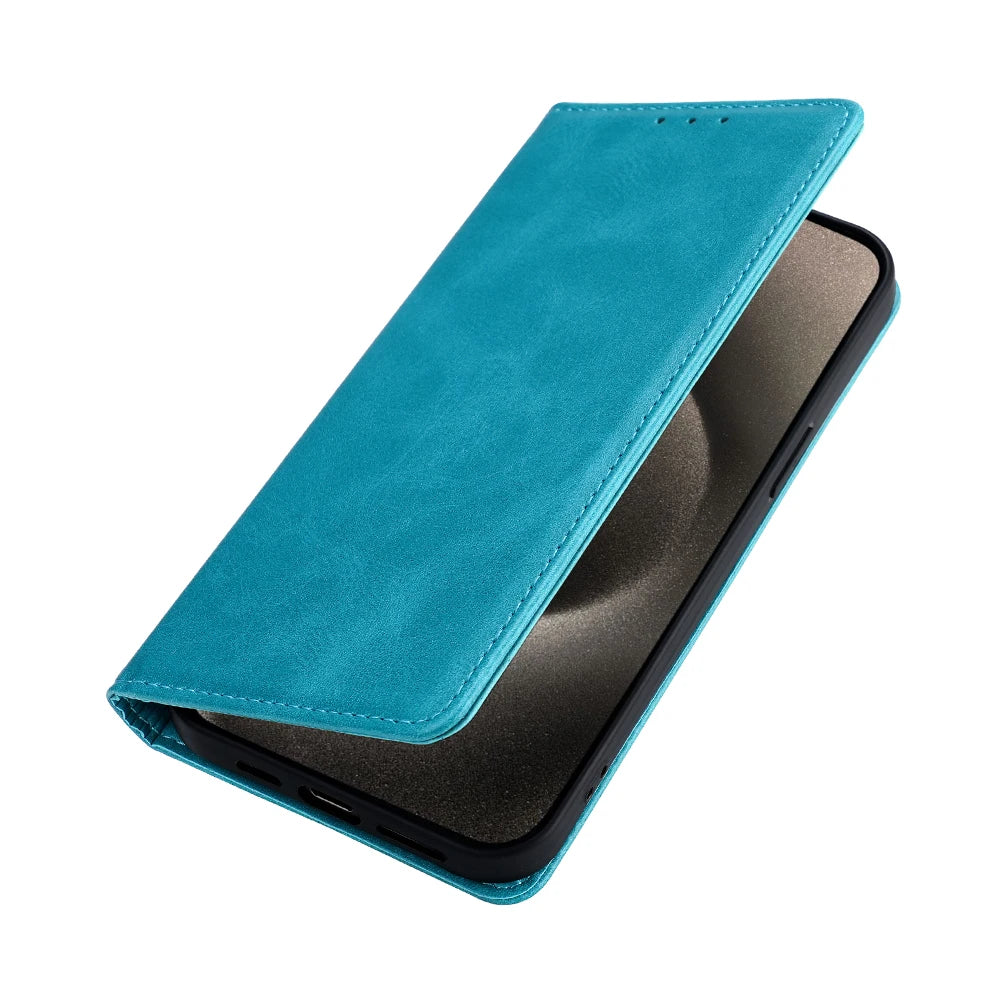 PureGuardCases Magnetic Leather Wallet Case for Google Pixel
