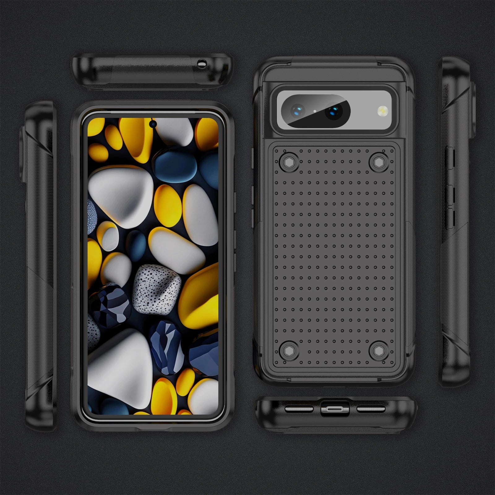 PureGuardCases Military Armor Defender Case for Google Pixel