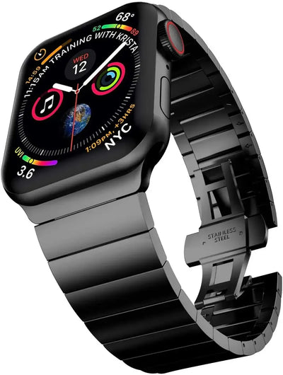 PureGuardCases Luxury Stainless Steel Band for Apple Watch