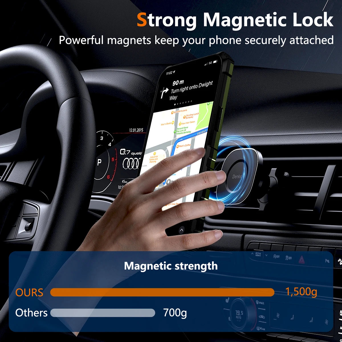 PureGuardCases Luxury Shockproof Armor iPhone Case – MagSafe Magnetic Protective Cover