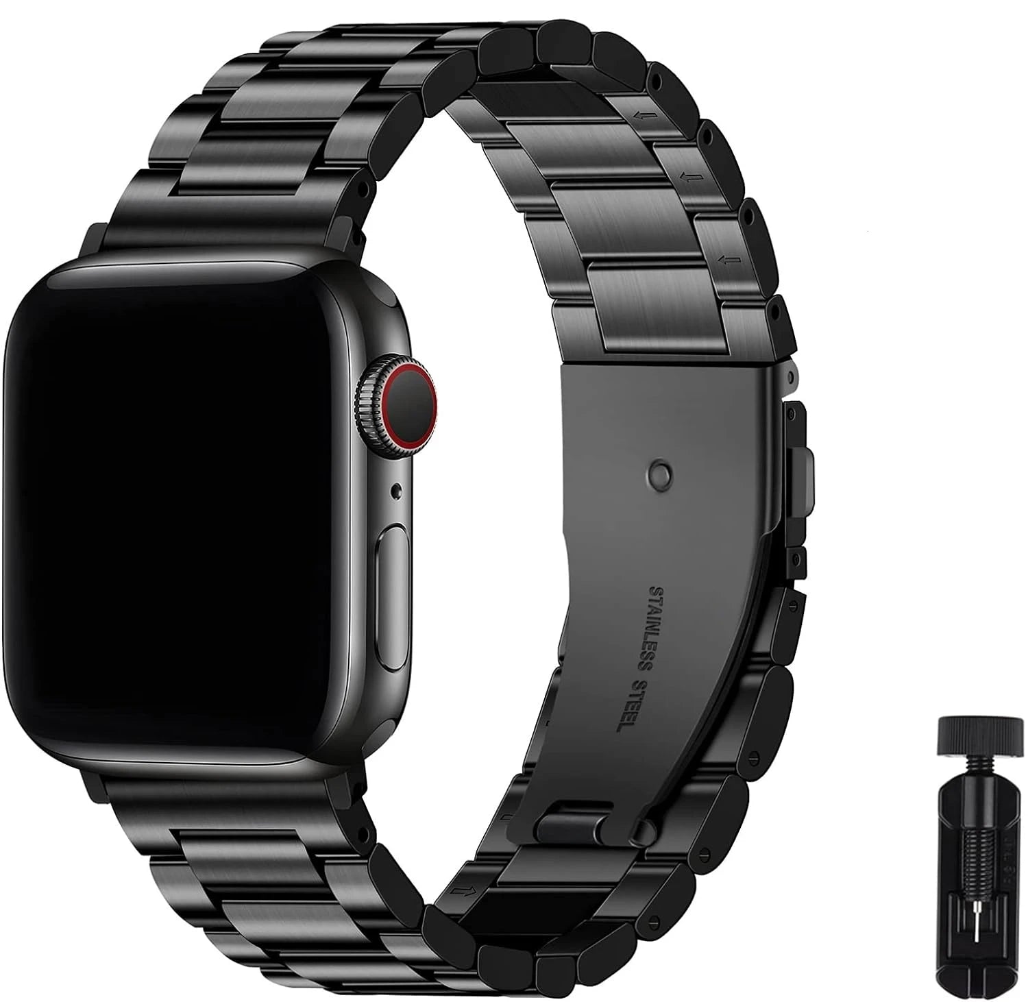 PureGuardCases Luxury Stainless Steel Band for Apple Watch