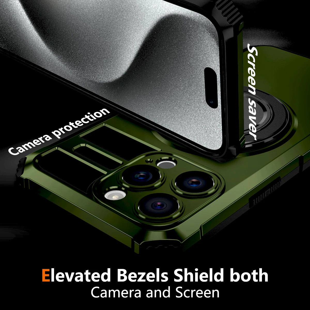 PureGuardCases Luxury Shockproof Armor iPhone Case – MagSafe Magnetic Protective Cover