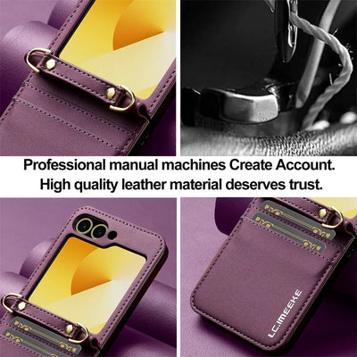 Crossbody Wallet Case for Samsung Galaxy Z Flip 7 FE-Flip 3 - Product View 3