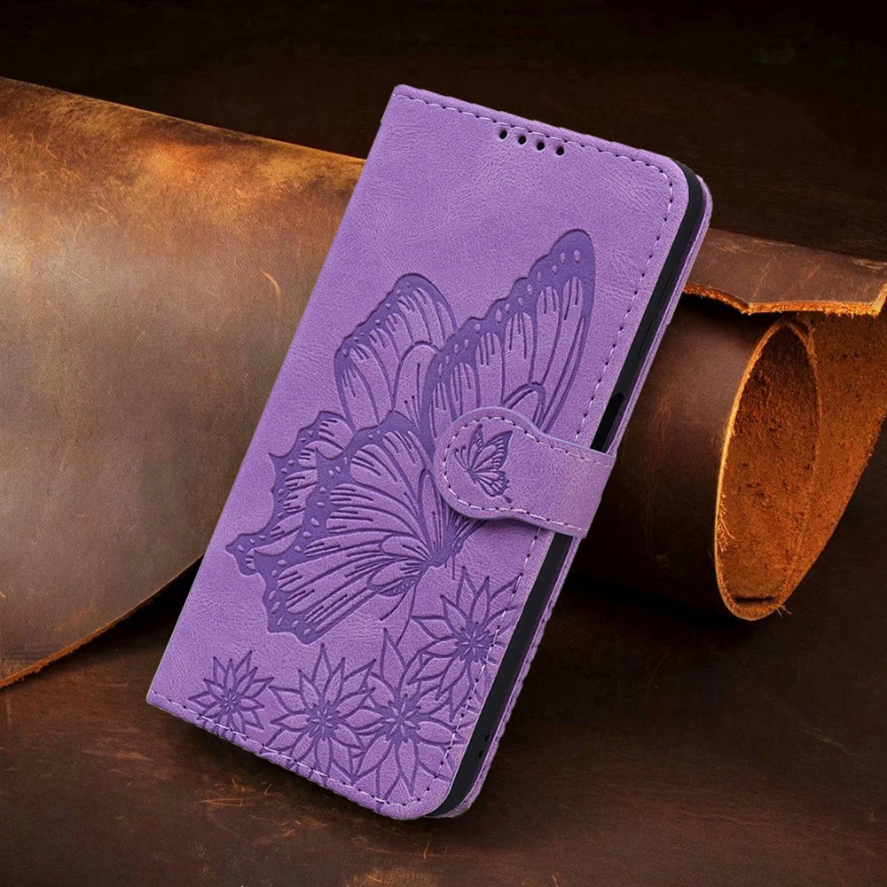 Magnetic Leather Wallet Flip Case For Samsung Galaxy S26 S25 S24 S23 S22 S21 Plus Ultra Edge FE S25FE Premium Shockproof Cover