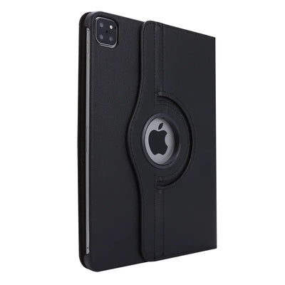 PureGuardCases 360° Rotating Leather Stand Case for iPad