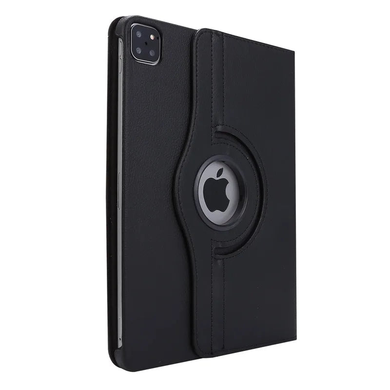 PureGuardCases 360° Rotating Leather Stand Case for iPad