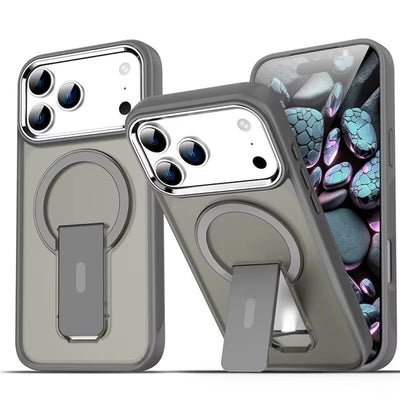 PureGuardCases Luxury MagSafe Stand iPhone Case – Matte Shockproof Cover